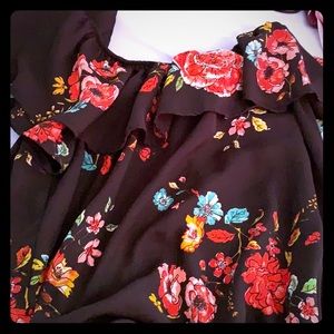 Flower print shirt